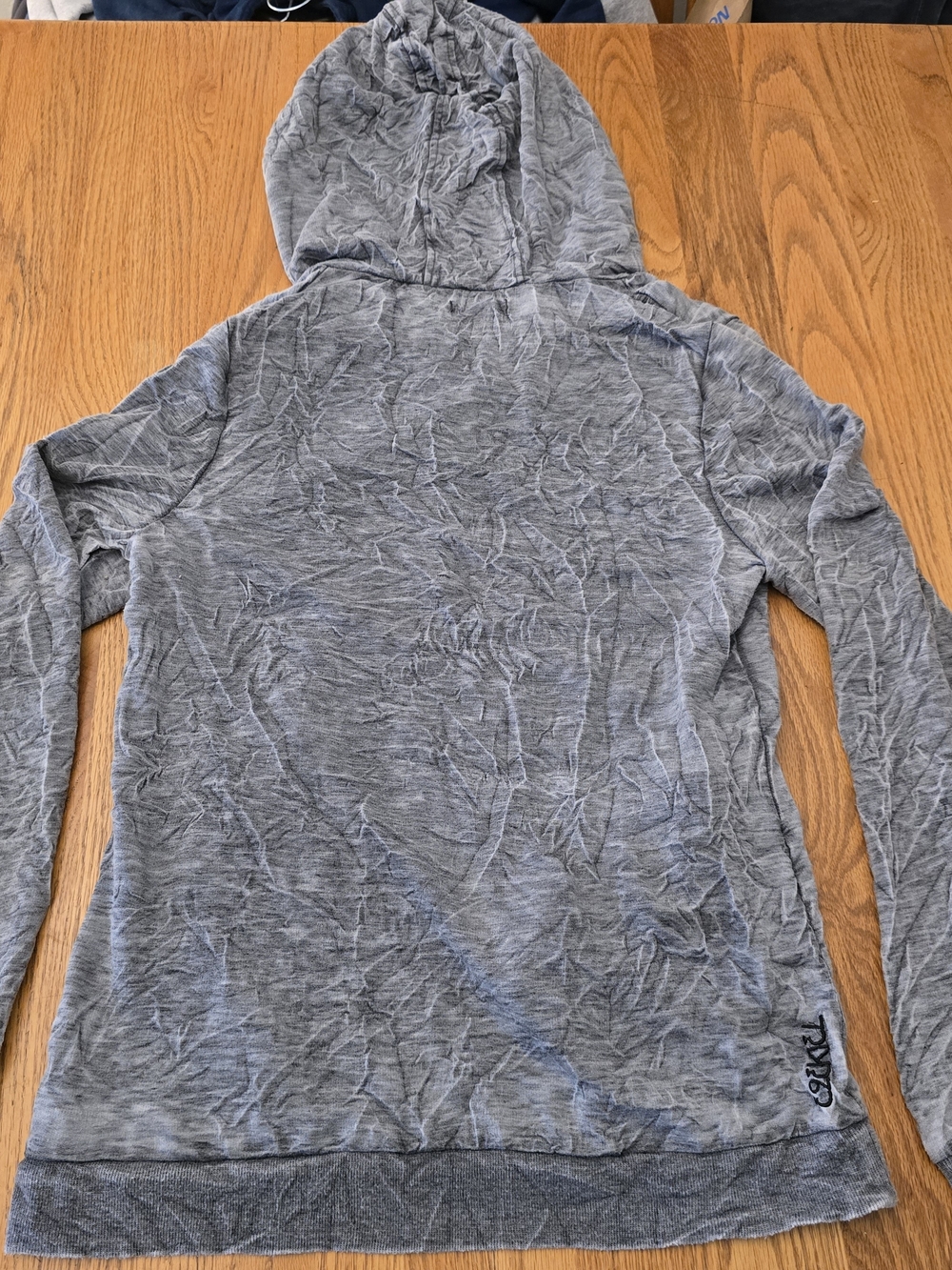 Ezekiel Gray Lightweight Hooded Pullover Hoodie XL - Picture 3 of 3